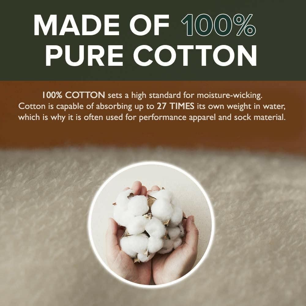 Orcrate Hair Towel Wrap Quick Dry 100% Cotton