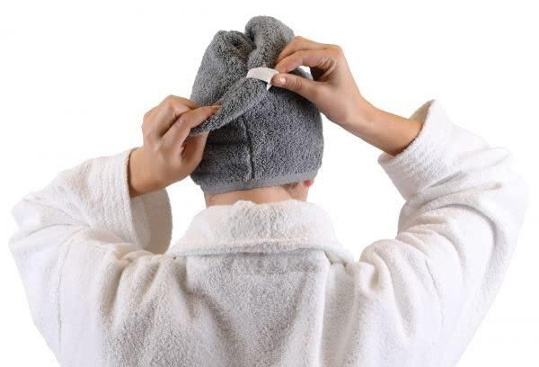 Orcrate Hair Towel Wrap Quick Dry 100% Cotton