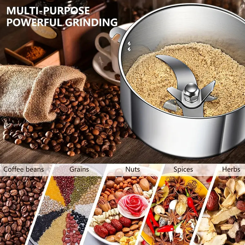 Orcrate Portable  Spice & Coffee Grinder | 200W Powerful Output