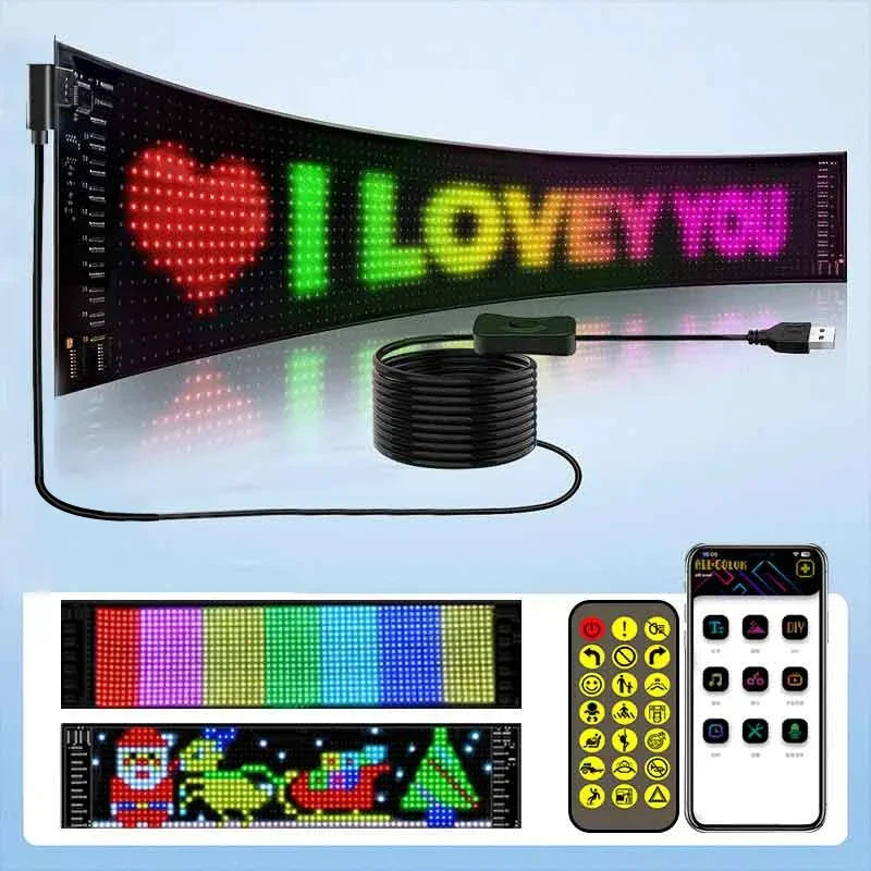 Orcrate Bright Car Window Display( 16×64 pixels)14mm