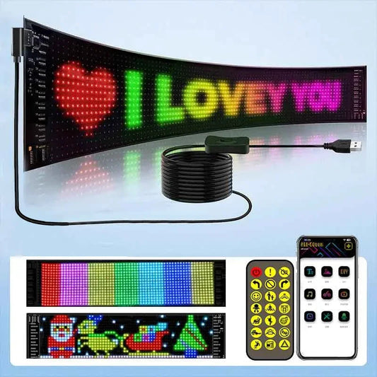Orcrate Bright Car Window Display( 16×64 pixels)14mm